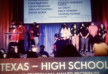 audrie sargent recieves national stateman award